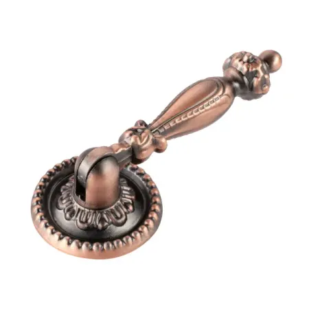 Мебельная ручка-капля Edson 22301 античная медь длинная рукоятка гайки m5 m16 алюминиево медного сплава