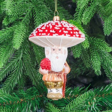 Игрушка ёлочная Snow and Stars лесовичок