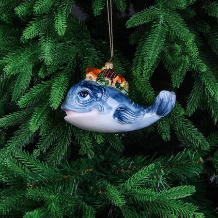 Игрушка ёлочная Snow and Stars чудо-кит