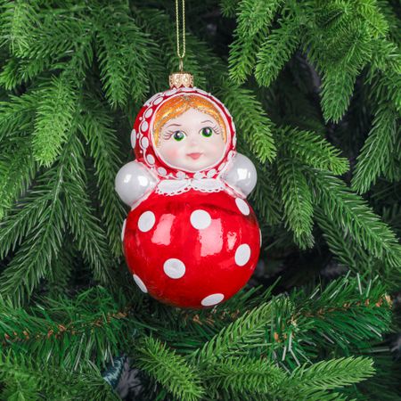 Игрушка ёлочная Snow and Stars неваляшка