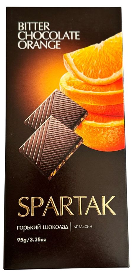 Шоколад горький Спартак апельсин, 95 г рафаэлло джованьоли спартак