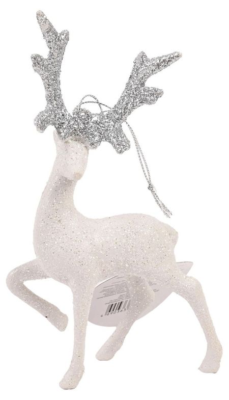 Елочное украшение Снежная королева Подвеска Олень, 10,5 см