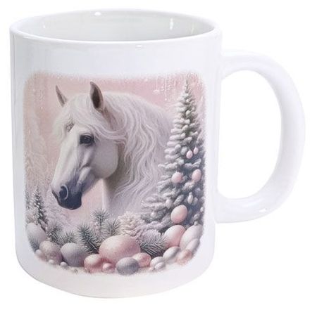 Кружка МФК Новогодняя лошадь, 350 мл