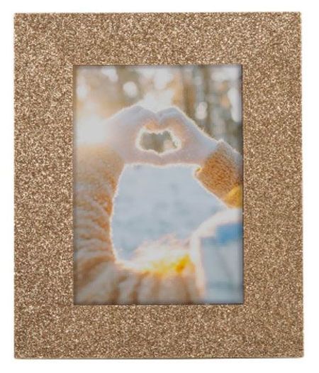 Фоторамка Actuel с блестками золотая, 15х20 см