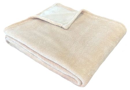 Плед флисовый Actuel бежевый, 220х240 см
