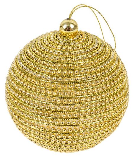 Елочный шар Золото театра Бусины, 8 см алексей всеволодович смирнов чтотакоектотакой зачем ёлке иголки