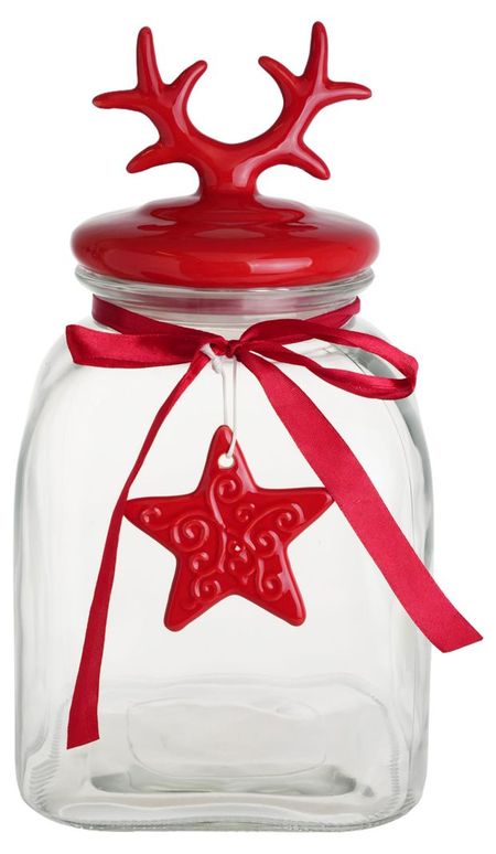 Банка для хранения Actuel Вокруг света с керамической крышкой Красная звезда, 3,5 л