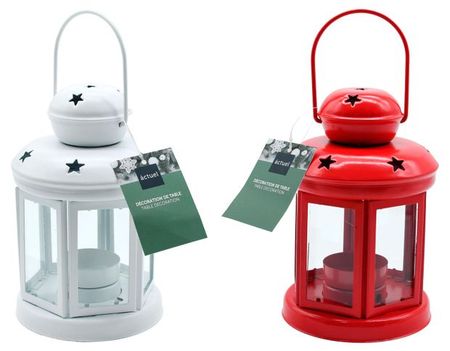 Декорация Фонарь 14 см, 1 шт в ассортименте