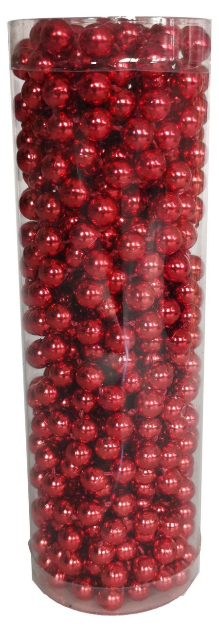 Бусы на елку Actuel красные, 6 м наталья грэф как йети елку искали