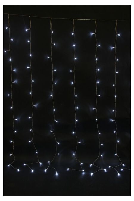 Гирлянда электрическая Actuel Занавес 140 LED холодный белый, 2х2,5 м
