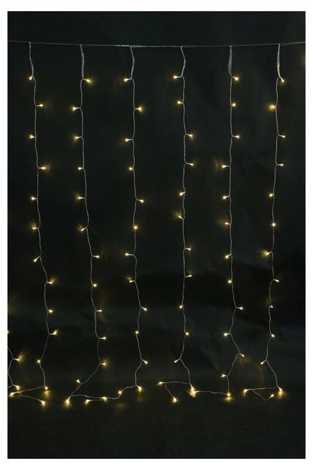 Гирлянда электрическая Actuel Занавес 140 LED теплый белый, 2х2,5 м