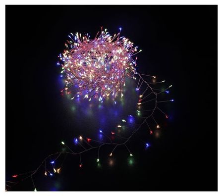 Гирлянда электрическая Actuel Кластер 600 LED мультиколор, 7 м