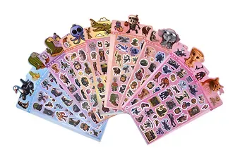 Наклейки декоративные ИТАЛ.МЕМ, 9.5*22 см, 18 дизайнов, ОПП-упаковка