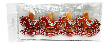 Набор прищепок Actuel Лошадка, 4 шт александр мелентьевич волков урфин джюс и его деревянные солдаты