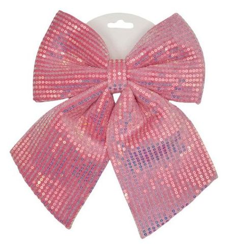 Декорация Actuel Бант розовый, 24 см