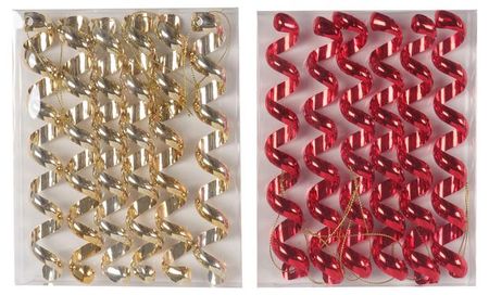 Набор елочных украшений Actuel Подвеска Спираль 18 см, 1 шт в ассортименте