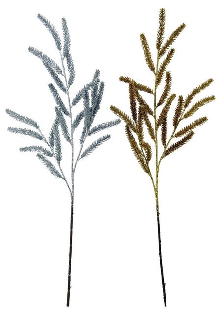 Украшение Actuel Снежная королева Ветка 76 см, 1 шт в ассортименте