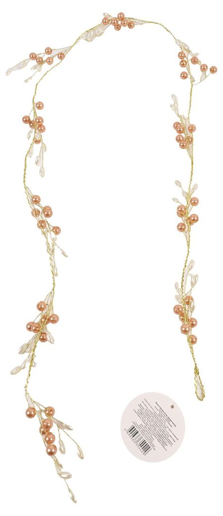 Гирлянда Кристаллы розовые, 1,2 м