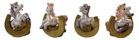 Фигурка декоративная Лошадка 6,5 см, 1 шт в ассортименте