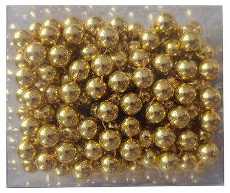 Бусы на елку Actuel золотые, 5 м наталья грэф как йети елку искали