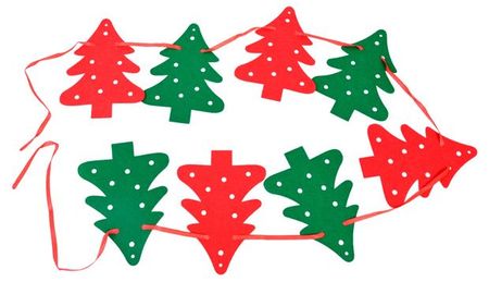 Гирлянда Елочки фетровые, 2 м