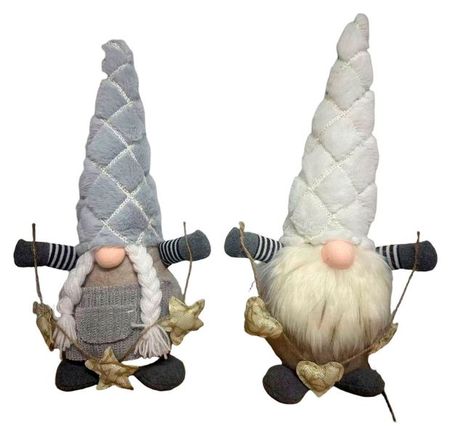 Фигурка декоративная Снежная королева Гном 45 см, 1 шт в ассортименте