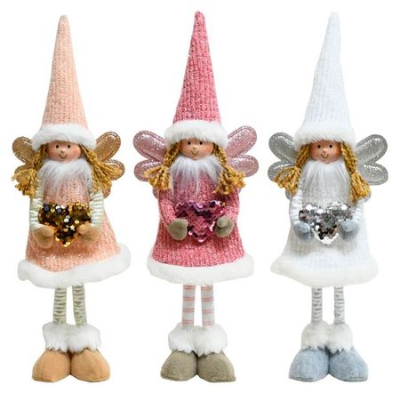 Фигурка декоративная Розовый зефир Ангел 40 см, 1 шт в ассортименте