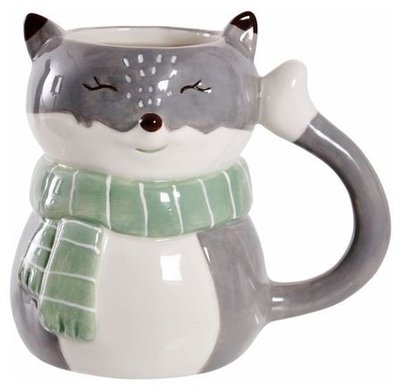 Кружка Actuel Вокруг света Лиса керамика, 400 мл лиса и дрозд