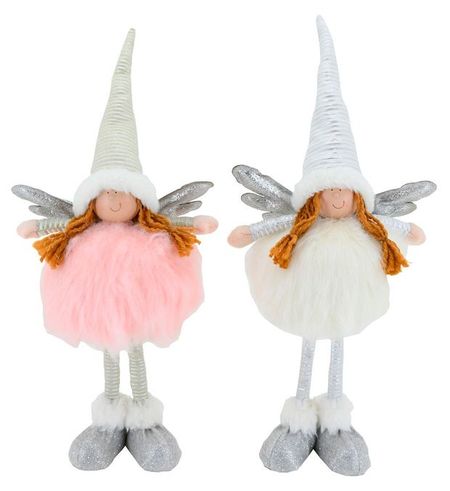 Фигурка декоративная Розовый зефир Ангел 40 см, 1 шт в ассортименте