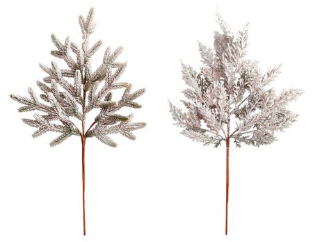 Украшение Actuel Вокруг света Ветка заснеженная 80 см, 1 шт в ассортименте