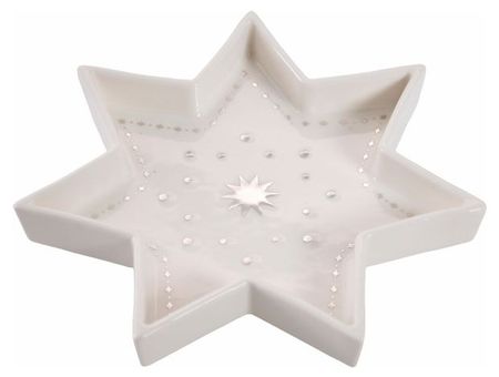 Блюдо сервировочное Actuel Вокруг света Звезда серебристая, 20x3 см