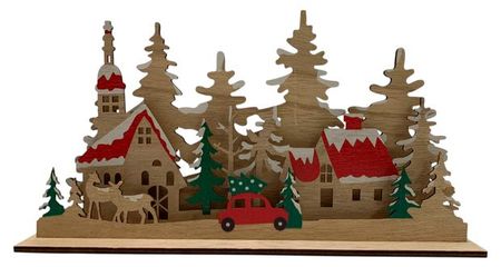 Декорация Деревня в лесу, 30 см ольга мозалева в лесу