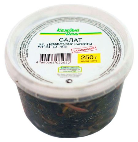 Салат из морской капусты Каждый день Сахалинский, 250 г