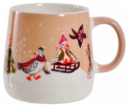 Кружка Actuel Вокруг света фарфоровая, 380 мл