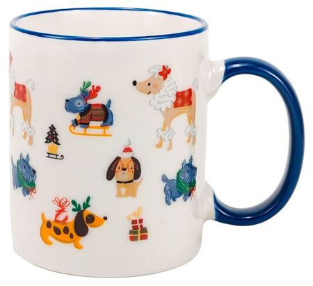 Кружка Actuel Вокруг света Новогодние собаки, 350 мл рут шоу собаки книжного магазина на краю света