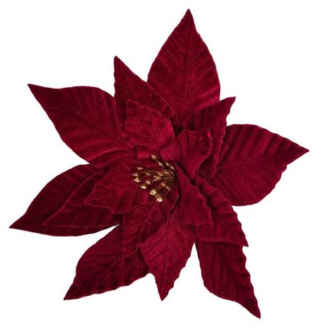 Украшение Actuel Вокруг света Цветок пуансеттия, 31 см