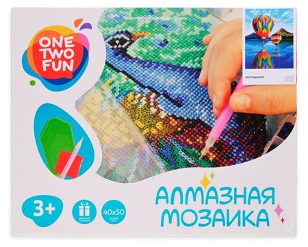 Мозаика алмазная ONE TWO FUN Каппадокия, 40х50 см