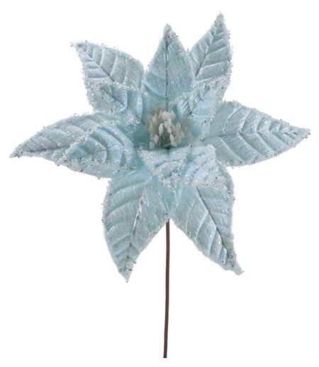 Украшение Розовый зефир Цветок пуансеттия, 28 см