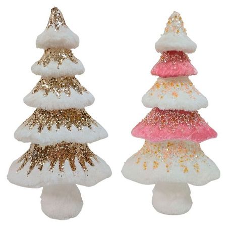 Фигурка декоративная Розовый зефир Елочка 43 см, 1 шт в ассортименте