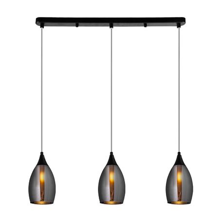 Светильник подвесной Arte Lamp Barry E14 120 Вт 4 кв.м черный IP20 (A7951SP-3BK)