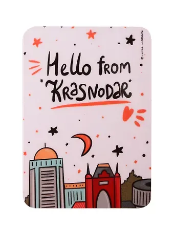 Магнит Hello from Krasnodar (Краснодар) (МVS-01323)