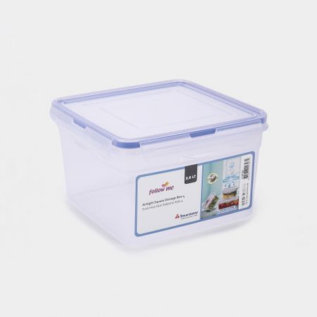 Контейнер для хранения Follow me квадратный 2,6 л 18,5х18,5х12 см