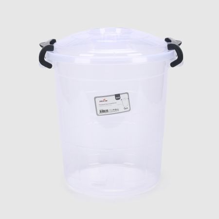 Ведро Follow me Tetris прозрачное с крышкой 12 л 33,5х30,5х31,5 см