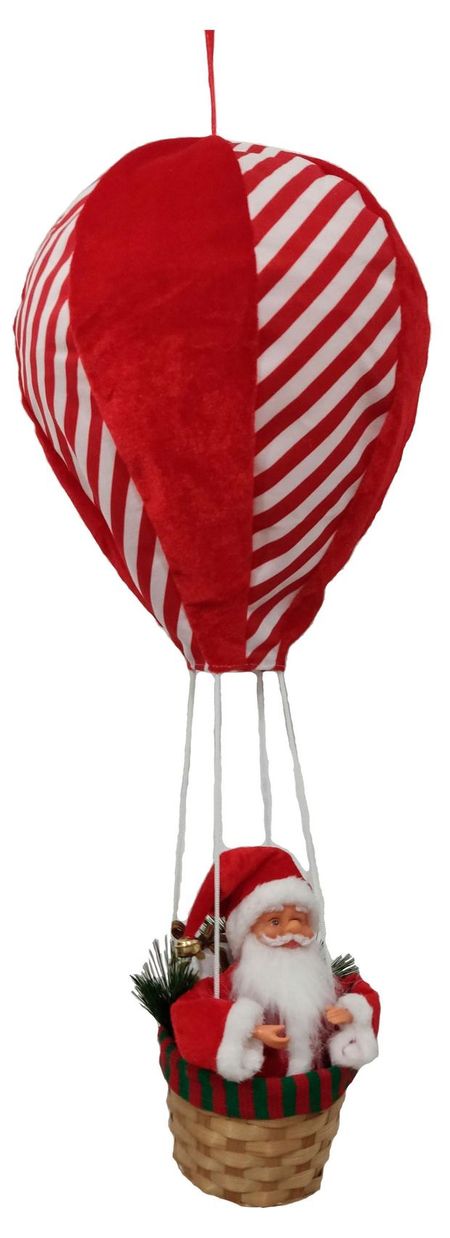 Декорация Actuel Санта на воздушном шаре, 85 см на шаре к южному полюсу