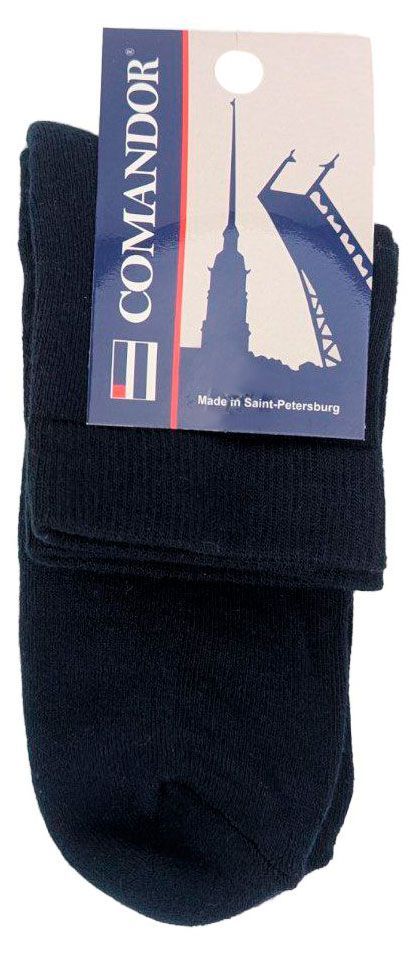 Носки мужские Comandor черные, р. 25
