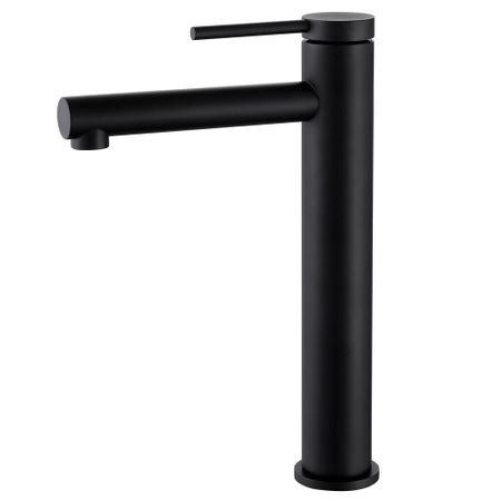 Смеситель для раковины высокий Abber Emotion однорычажный черный (AF8811B)