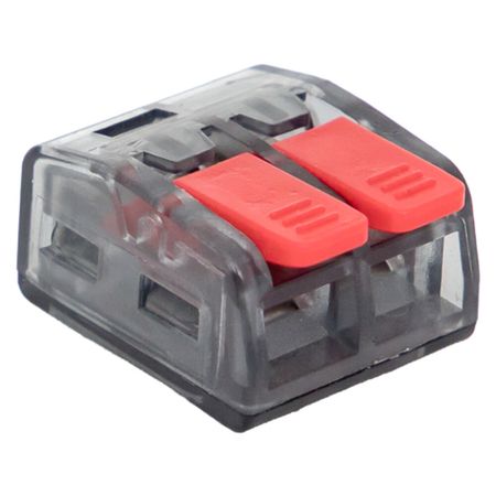 Клемма на 2 провода EKF PROxima СМК 221-412 0,2-4 кв.мм с рычажками без пасты (100 шт.) (plc-smk-221-412)