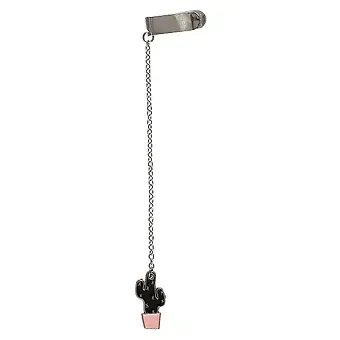 Закладка для книг с подвеской «Симпатичный кактус»