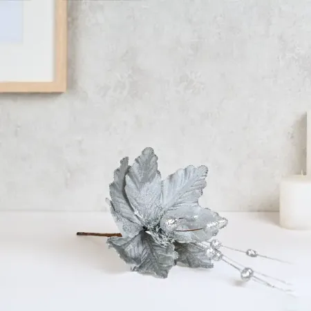 Цветок декоративный KREAFORTA 39 см серый