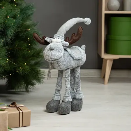 Фигура декоративная KREAFORTA Олень 50 см серый